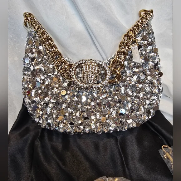 ❌sold Do Not Buy❌Kurt Geiger Small Chelsea Chain Hobo Bag New Sold Out - Picture 3 of 13